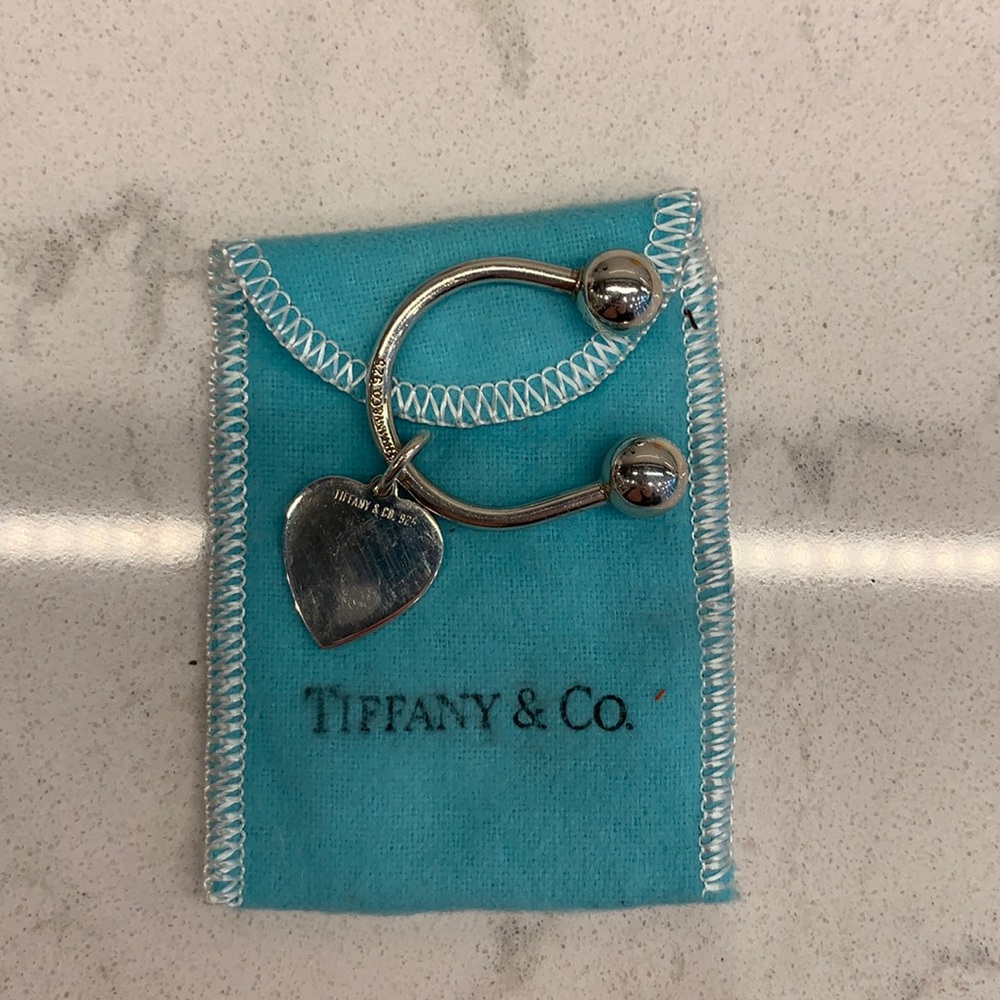 Vintage Tiffany & Co. Heart Tag Key Ring